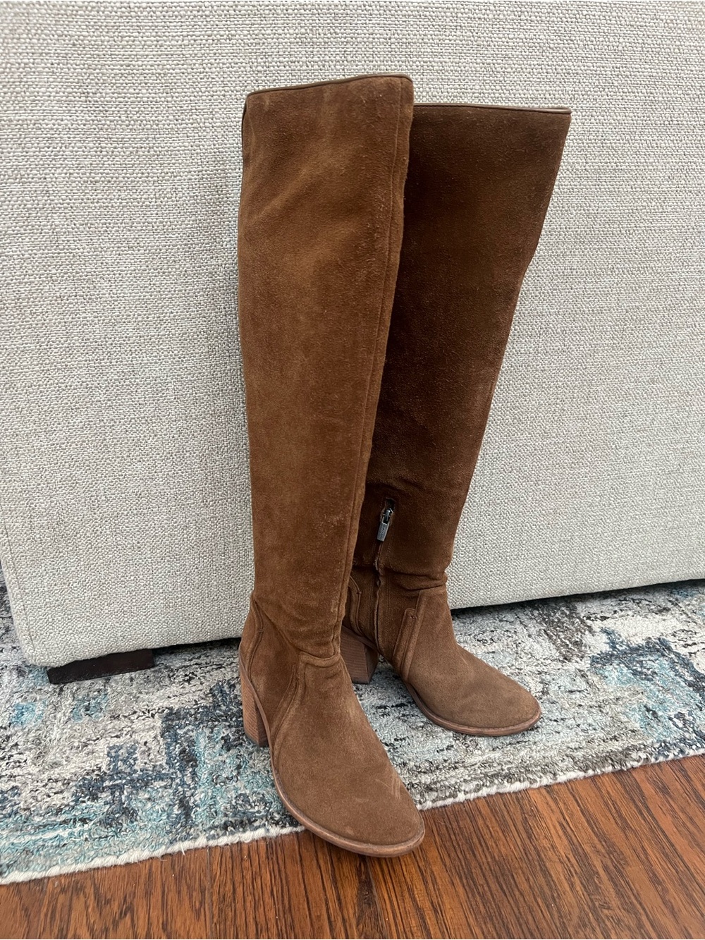 Vince Camuto Women's Brown Suede Over The Knee Boots